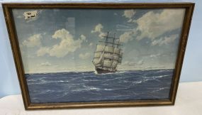 Framed Ship Print