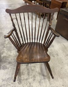 Vintage Windsor Style Rocking Chair