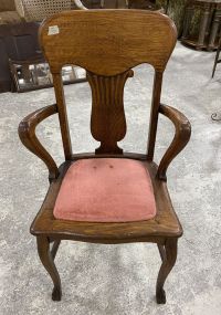 Antique Oak Arm Chair