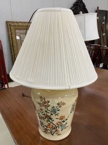 Large Porcelain Vase Lamp