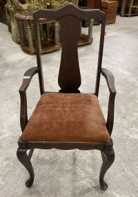 Vintage Queen Anne Arm Chair