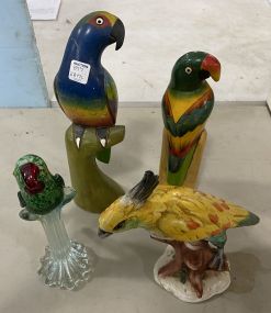 Grouping Of Bird Sculptures