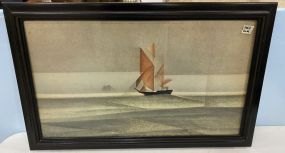 Framed Ship Print