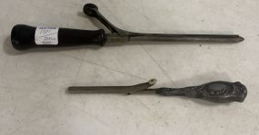 2 Vintage Hair Curling Irons