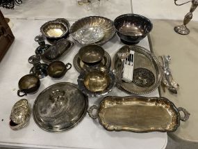 Group of Silver Plate Pieces