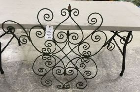 Wrought Iron Wall Plaque