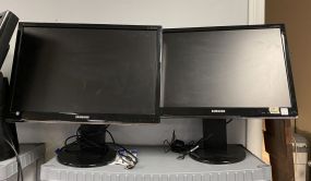 Two Samsung Monitors