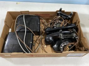 Two Old Rotary Telephones