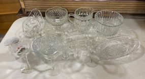 Group of Crystal Glassware