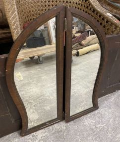 Two Dresser/Vanity Side Mirrors