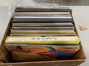 Box Lot of Assorted Record Albums