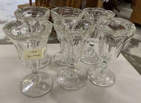 Six Sundae Glasses