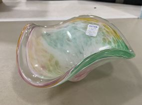 Hand Crafted Art Glass Bowl