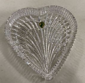 Waterford Crystal Heart Tray