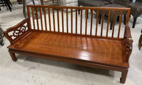 Chinese Ming Style Wood Settee
