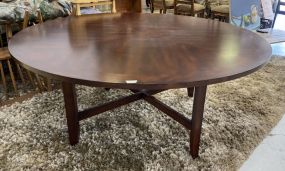 Large Round Cherry Dining Table