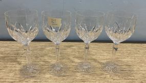 Four Waterford Marquis Large Beverage Wine Glasses