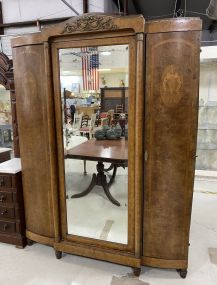 Large French Single Door Armoire