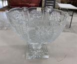 American Brilliant Style Reproduction Cut Glass Compote