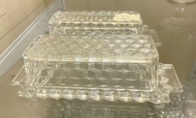 Fostoria American Clear Butter Dishes
