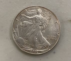 2002 Walking Liberty Silver Dollar