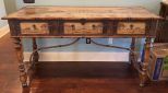 Lane Venture Chinese Motif Faux Bamboo Sideboard