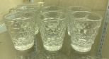 6 Fostoria American Clear Old Fashion Tumblers