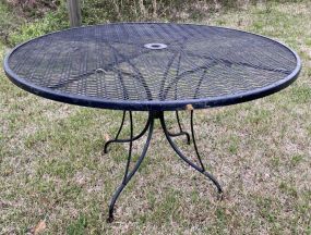 Wrought Iron Patio Table