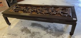Chinese Ming Style Carved Coffee Table