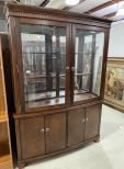 Ashley Furniture Cherry China Cabinet