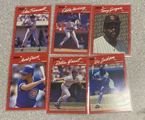 6 Donruss 1990 Baseball Cards