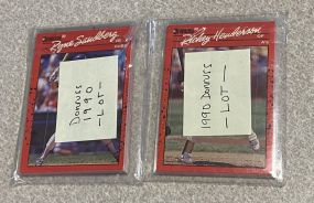 Two Donruss 1990 Baseball Cards