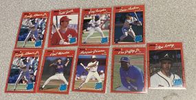 9 1990's Donruss Rookie Baseball Cards