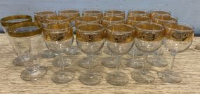 Culver Tyrol 22Kt Mid Century Glasses