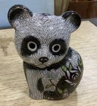 Cloisonné Panda Figurine