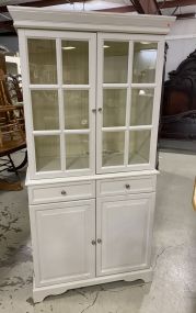 New White Traditional Style Cabinet
