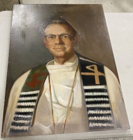 J.K. Ahlstrom Painting of Priest
