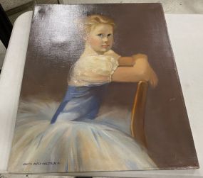 Judith Koesy Ahlstrom Portrait Painting of Girl
