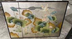 Four Panel Asian Wall Screen