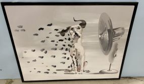 Spots Flying off Dalmation Dog