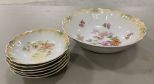 Bavaria Porcelain Bowl and Berry Bowls