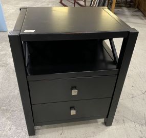 Modern Side Table with File Drawer