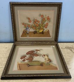 Two Framed Asian Prints