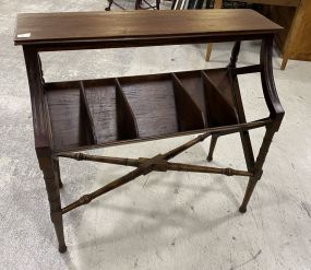 Mahogany Book Trough