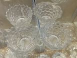 Four Fostoria American Clear Bowls