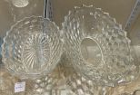 2 Fostoria American Clear Bowls