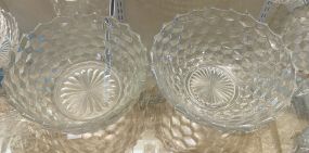 2 Fostoria American Clear Serving Bowls