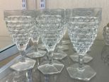 12 Fostoria American Clear Water Goblets