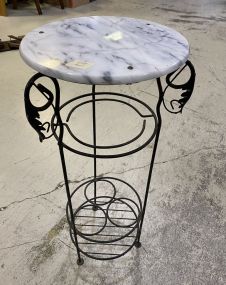 Marble Wine Stand