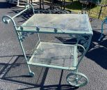 Painted Iron Tea Cart